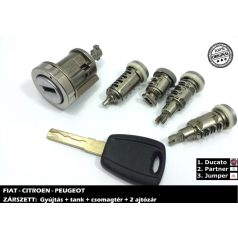 FIAT zárszett + kulcs típus-2