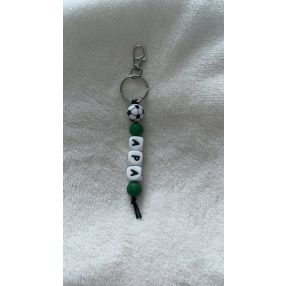 APA feliratú szilikon kulcstartó (zöld)