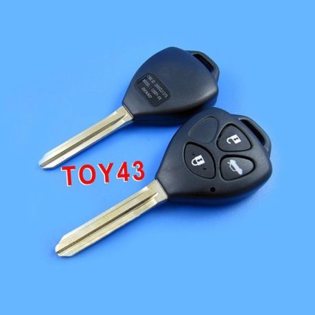 Toyota 3 gombos kulcsház TOY43
