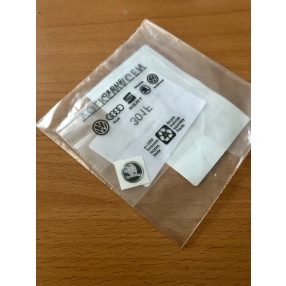 GYÁRI SKODA KULCS LOGO (~10mm átmérő)