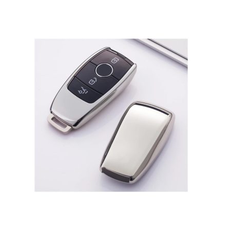 Mercedes : CLK / SL / SLK / ML / W177 / W205 / W213 / W222 - SMART - FBS4 - Kulcsvédő Tok EZÜST