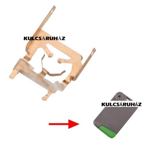 ELEM ÉRINTKEZŐ Renault Laguna/Espace/VelSatis 2 és 3 gombos kártyához