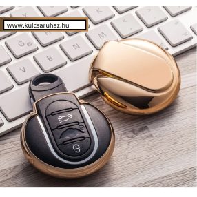   Mini : Cooper / Clubman / Hatch - SMART - Kulcsvédő Tok ARANY