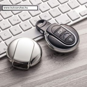   Mini : Cooper / Clubman / Hatch - SMART - Kulcsvédő Tok EZÜST