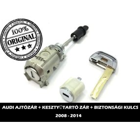 AUDI zárszett + biztonsági kulcs típus-1
