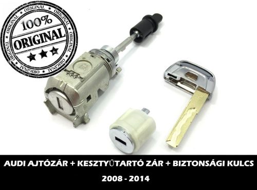 AUDI zárszett + biztonsági kulcs típus-1