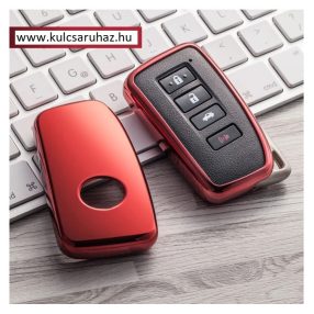   Lexus : NX / IS / ES / GS / GX / RC / RX / LS / LX - SMART - Kulcsvédő Tok PIROS