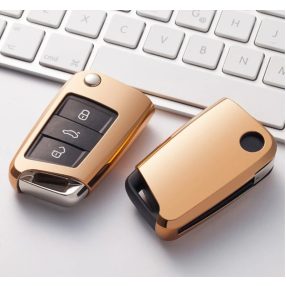   Volkswagen ( VW ) / Seat / Skoda : MQB - Bicska - Kulcsvédő Tok ARANY