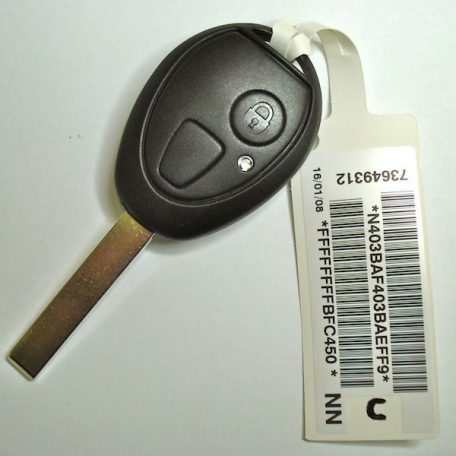 Rover 2 gombos kulcs vonalkóddal. 433MHz