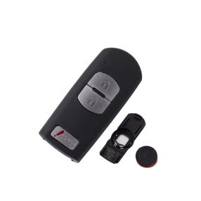 Mazda 2+1 gombos smart kulcsház (középen elemtartós)