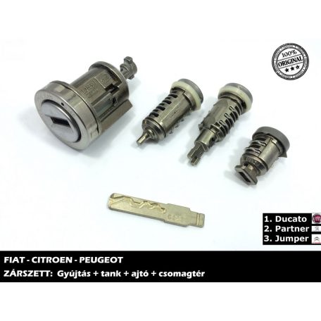FIAT zárszett kulcsszárral típus-1