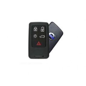   GYÁRI Volvo : V40 / V60 / V70 / S60 / S80 / S80L / XC60 / XC70 - 4 + 1 gombos 433 mhz ID46 / PCF7945A _ KEYLESS GO