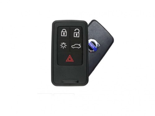 GYÁRI Volvo : V40 / V60 / V70 / S60 / S80 / S80L / XC60 / XC70 - 4 + 1 gombos 433 mhz ID46 / PCF7945A _ KEYLESS GO