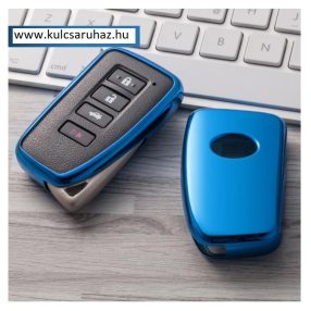   Lexus : NX / IS / ES / GS / GX / RC / RX / LS / LX - SMART - Kulcsvédő Tok KÉK