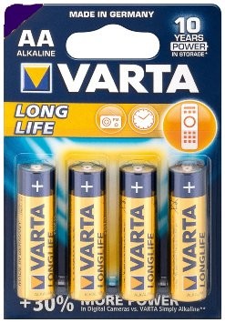 Varta  AA  1.5volt    4db / csomag 