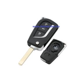   Toyota : Auris / Avensis / Aygo / Camry / Corolla / C-HR / Hilux / Verso / Yaris - 3 gombos Kulcsház _ VA2