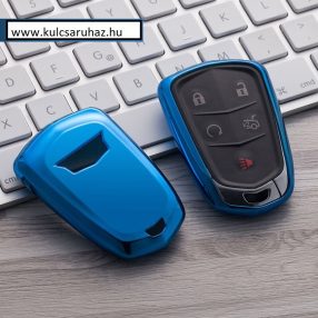   Cadillac : ATS / CTS / XTS / Escalade - SMART - Kulcsvédő Tok KÉK