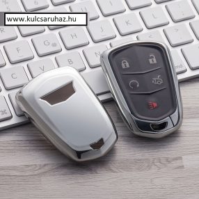   Cadillac : ATS / CTS / XTS / Escalade - SMART - Kulcsvédő Tok EZÜST