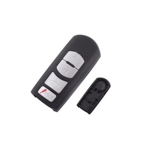 Mazda 3+1 gombos smart kulcsház (felül elemtartós)