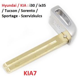 Hyundai KIA : i30 ix30 Tucson - Szervizkulcs KIA7
