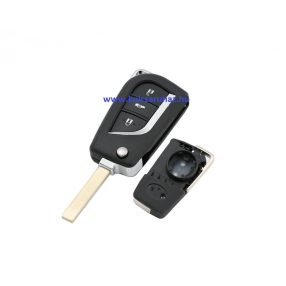   Toyota : Auris / Avensis / Aygo / Camry / Corolla / C-HR / Hilux / Verso / Yaris - 3 gombos Kulcsház _ VA2