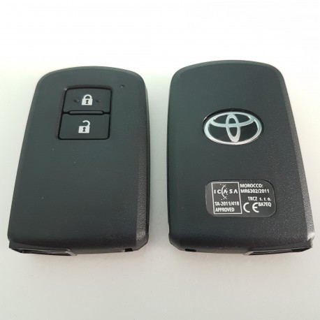 Toyota Auris Yaris - 2 gombos BA7EQ 433 mhz ID74H