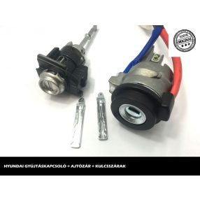 HYUNDAI zárszett + kulcsszárak típus-4