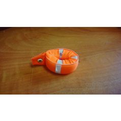   Kulcstartó Mentőöv kb 6cm (Merülésgátló szivacs, Neon narancs színben)
