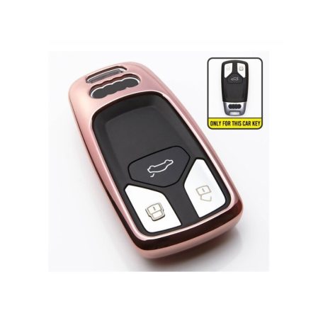 Audi : Smart - Kulcsvédő Tok RÓZSASZÍN / PINK