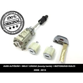 AUDI zárszett + biztonsági kulcs típus-2