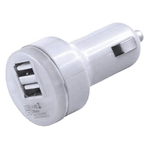 Szivargyújtó USB töltő elosztó (2db port) 12/24V 1amp 2.1amp