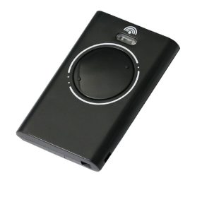   FAAC kompatibilis 2 gombos távirányító HÁZ fekete (elektronika nélkül!)