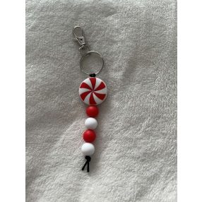 Cukorka szilikon kulcstartó