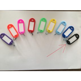 Kulcs jelölő biléta írható Fekete