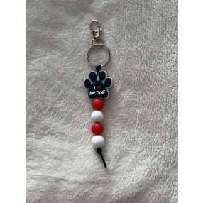 I love my Dog szilikon kulcstartó