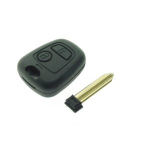 Citroen 2 gombos kulcsház bepattintós SX9 szárral