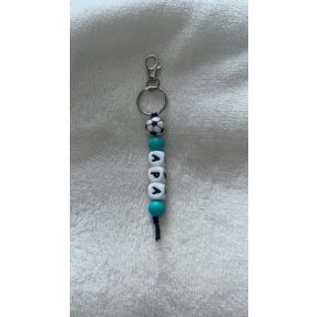 APA feliratú szilikon kulcstartó (türkíz)