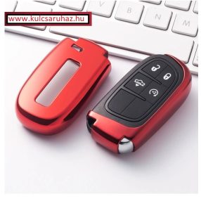   Chrysler / Dodge / Jeep / Fiat : Smart - Kulcsvédő Tok PIROS
