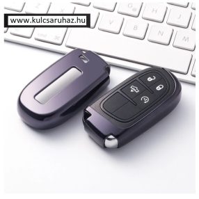   Chrysler / Dodge / Jeep / Fiat : Smart - Kulcsvédő Tok FEKETE