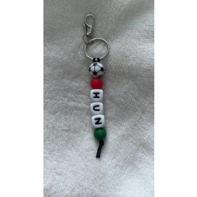 "HUN" feliratú szilikon kulcstartó 