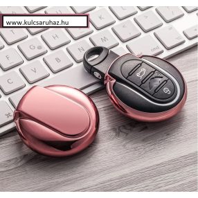   Mini : Cooper / Clubman / Hatch - SMART - Kulcsvédő Tok RÓZSASZÍN / PINK