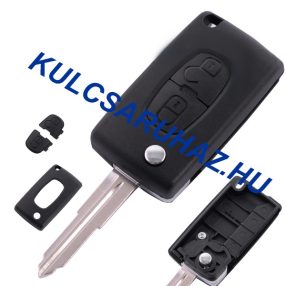   Mitsubishi / Peugeot / Citroen : Outlander / 4007 / iOn / C-Crosser / C-Zero - 2 gombos Kulcsház _ MIT11R