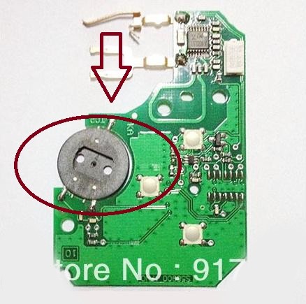 Renault Megane transponder antenna