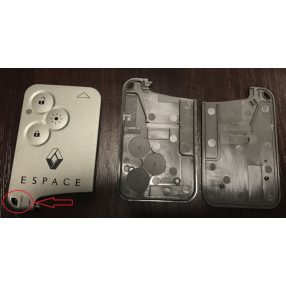 Renault Espace Laguna VelSatis Kártyaház 3 gombos