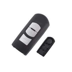   Mazda : 2 / 6 / CX-3 / CX-5 / CX-7 - 3 gombos Kulcsház (felül elemtartós) 