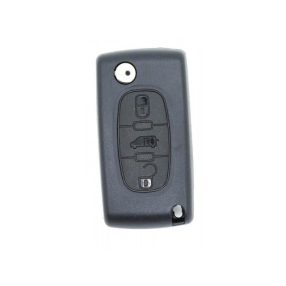 Fiat 3 gombos bicskakulcs ház VA2 HU83 Elemtartó nélkül