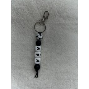 APA feliratú szilikon kulcstartó (fekete)