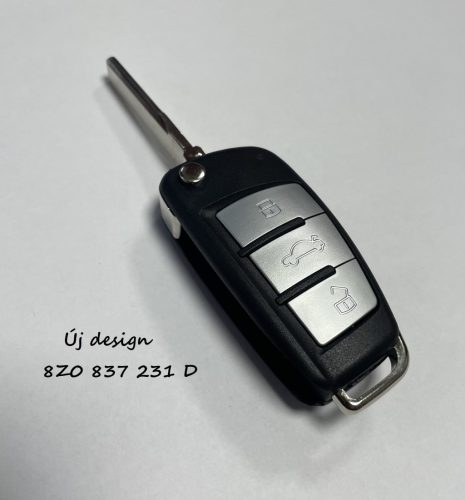 Audi 3 gombos 8Z0 837 231 D - 433Mhz - új design