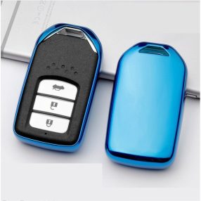   Honda : Civic / City / CR-V / HR-V / Jazz / Fit / Forza 300 / Accord / Pilot / Odyssey - SMART - Kulcsvédő Tok KÉK