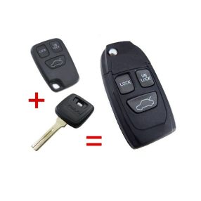 Volvo bicskakulcs átalakító 3 gombos